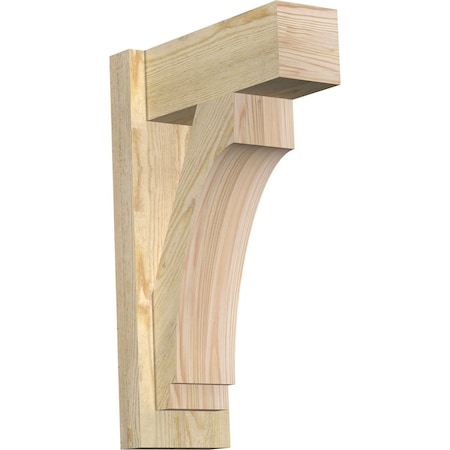 Ekena Millwork Imperial Block Rough Sawn Outlooker, Douglas Fir, 6"W x 14"D x 22"H OUT06X14X22IMP05RDF